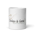 Donkey & Goose Coffee Mug — front view