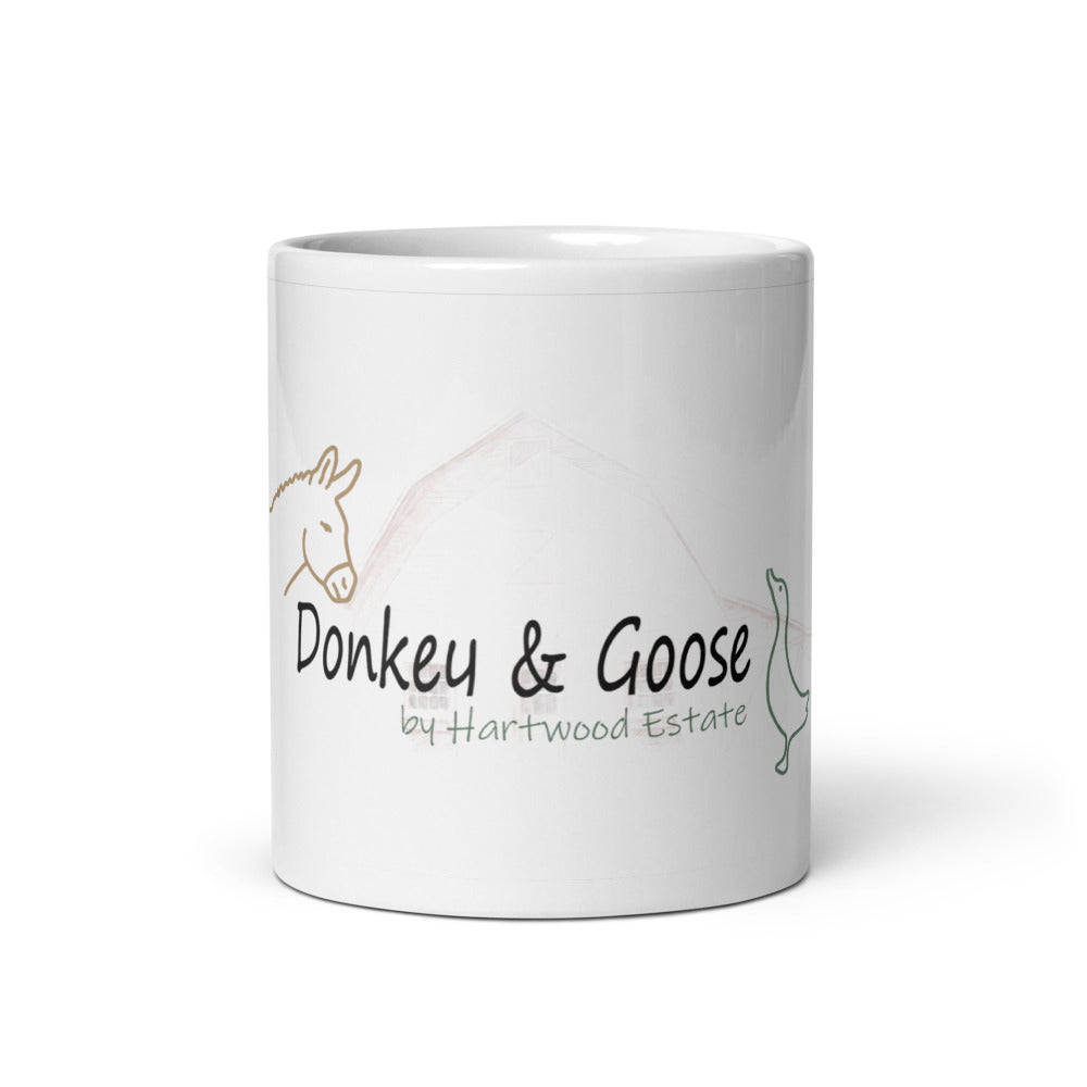 Donkey & Goose Coffee Mug — front view