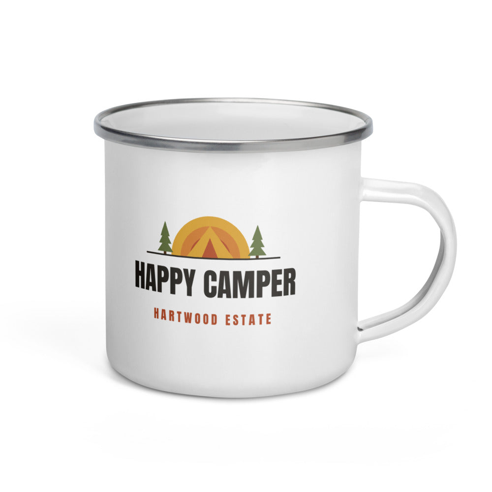 Happy Camper Enamel Mug