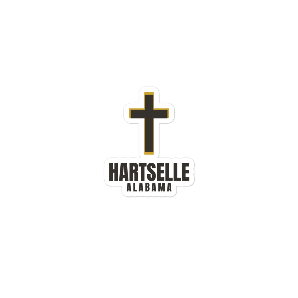 Hartselle Cross Sticker