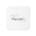 Donkey & Goose Cork-Back Coaster with fixed logo
