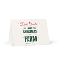 Dear Santa Christmas card front