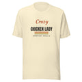 Crazy Chicken Lady Tee on Natural