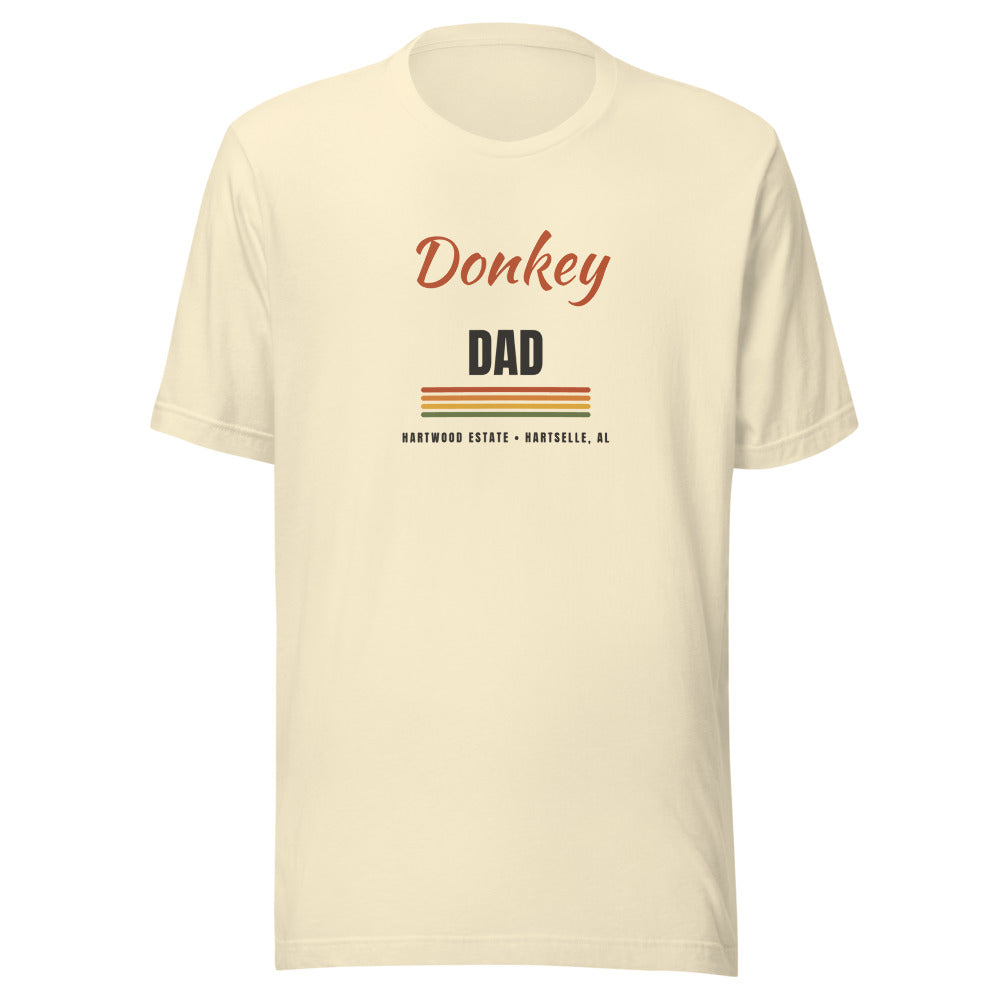 Donkey Dad Tee on Natural