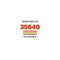 Hartselle ZIP 35640 sticker
