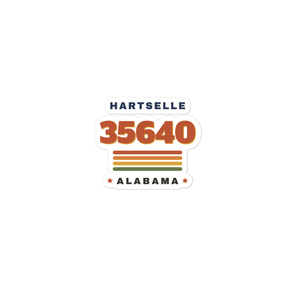 Hartselle ZIP 35640 sticker
