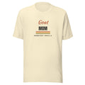 Goat Mom Tee on Natural