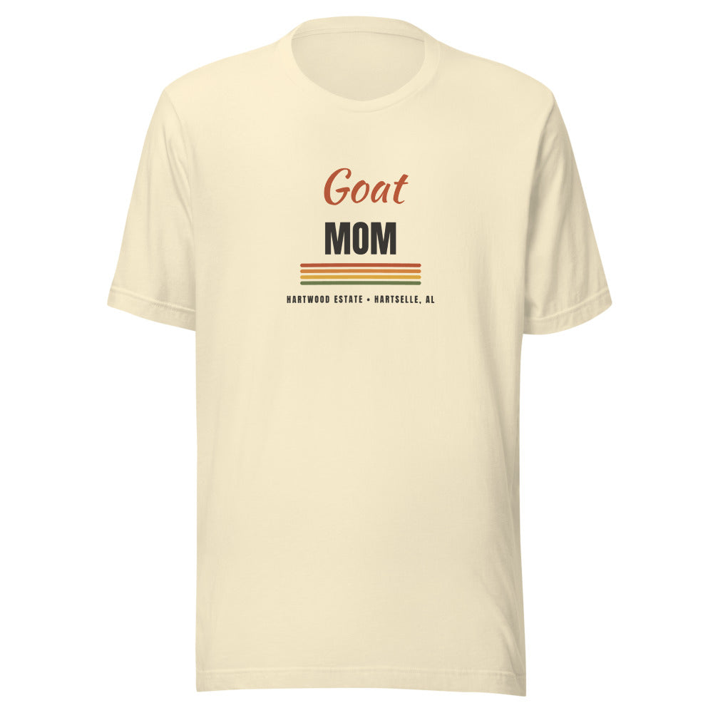 Goat Mom Tee on Natural