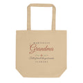 Hartselle Grandma Tote Bag — Grandma script, Full of love & the good snacks