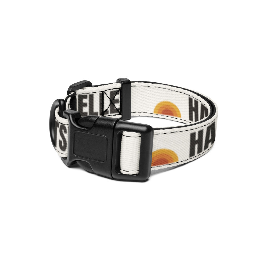 Hartselle Pet Collar with repeating retro design