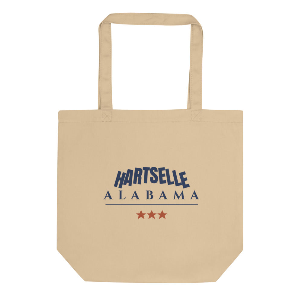 Hartselle Varsity tote bag in Oyster