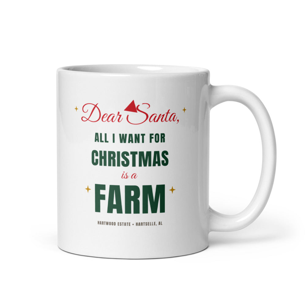 Dear Santa Farm Mug