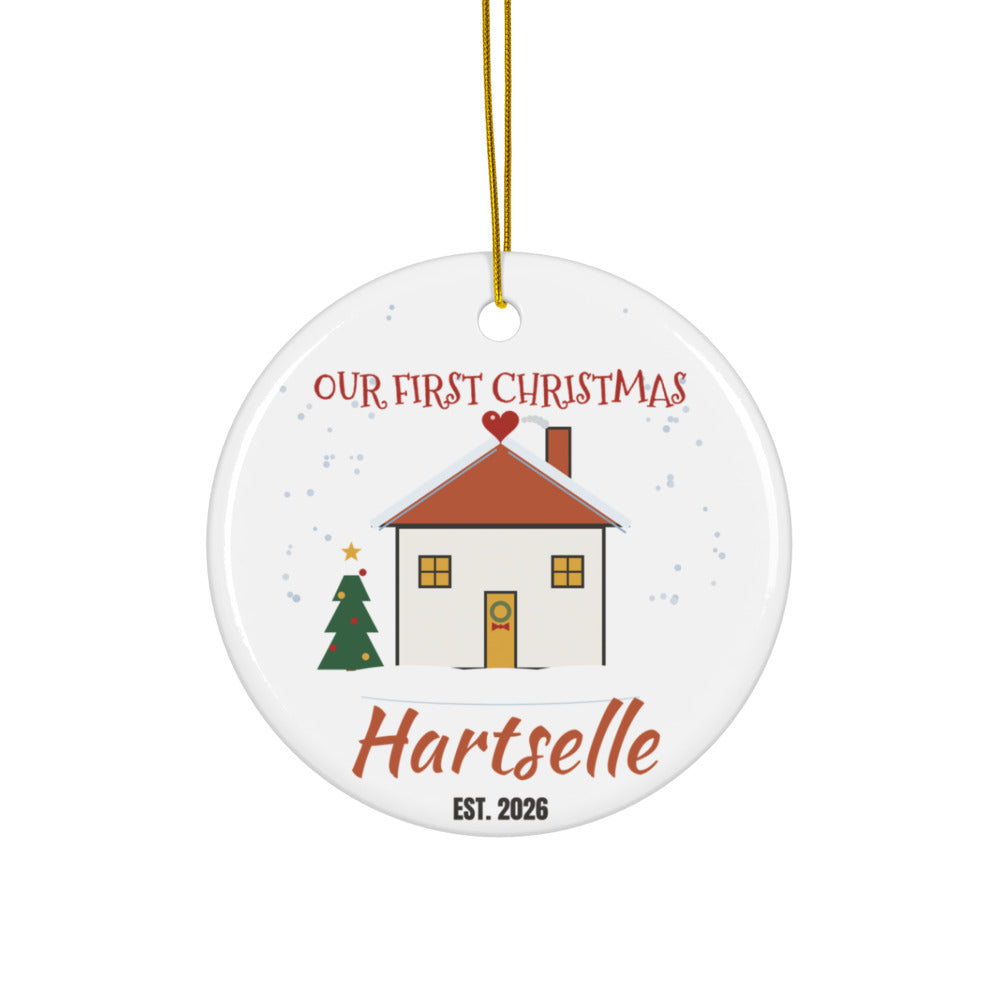 First Christmas in Our Hartselle Home Ornament