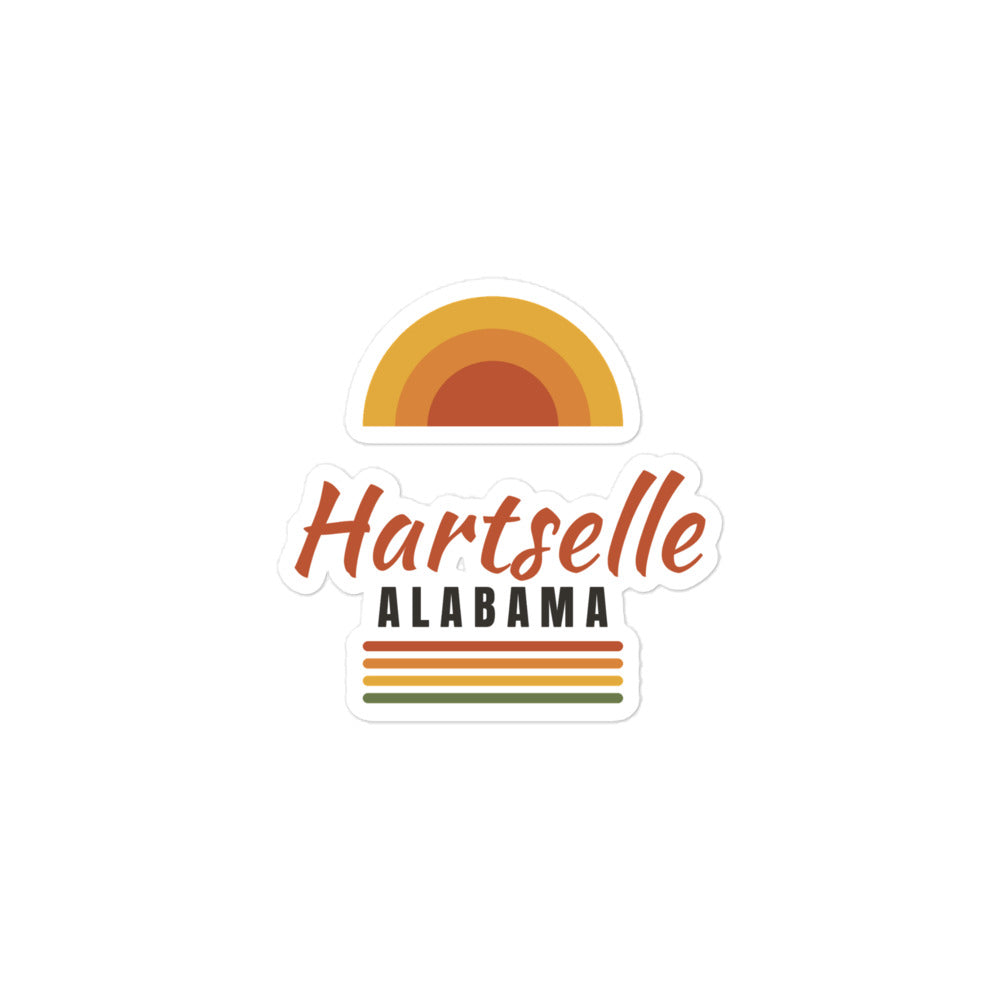 Hartselle Retro Sticker