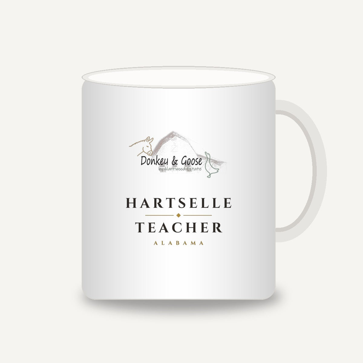Hartselle Teacher Mug — Classic Stack