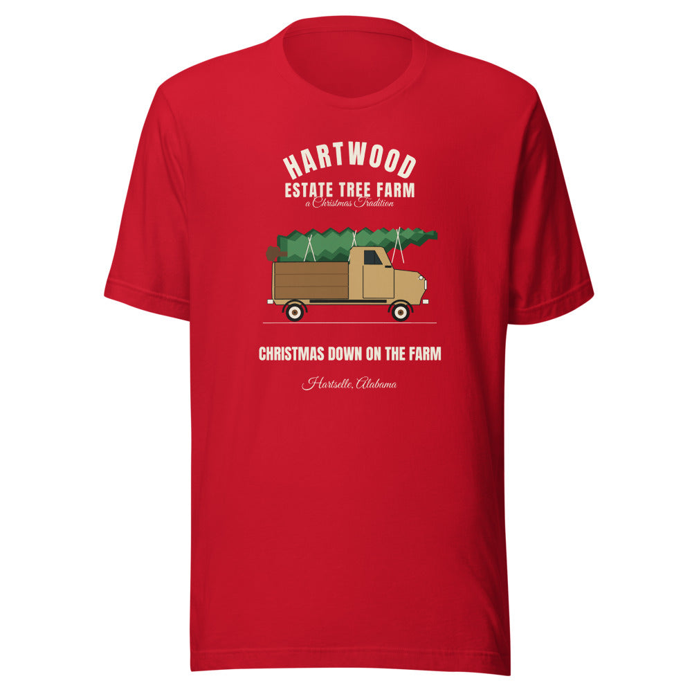 Hartwood Estate Tree Farm Tee - Red