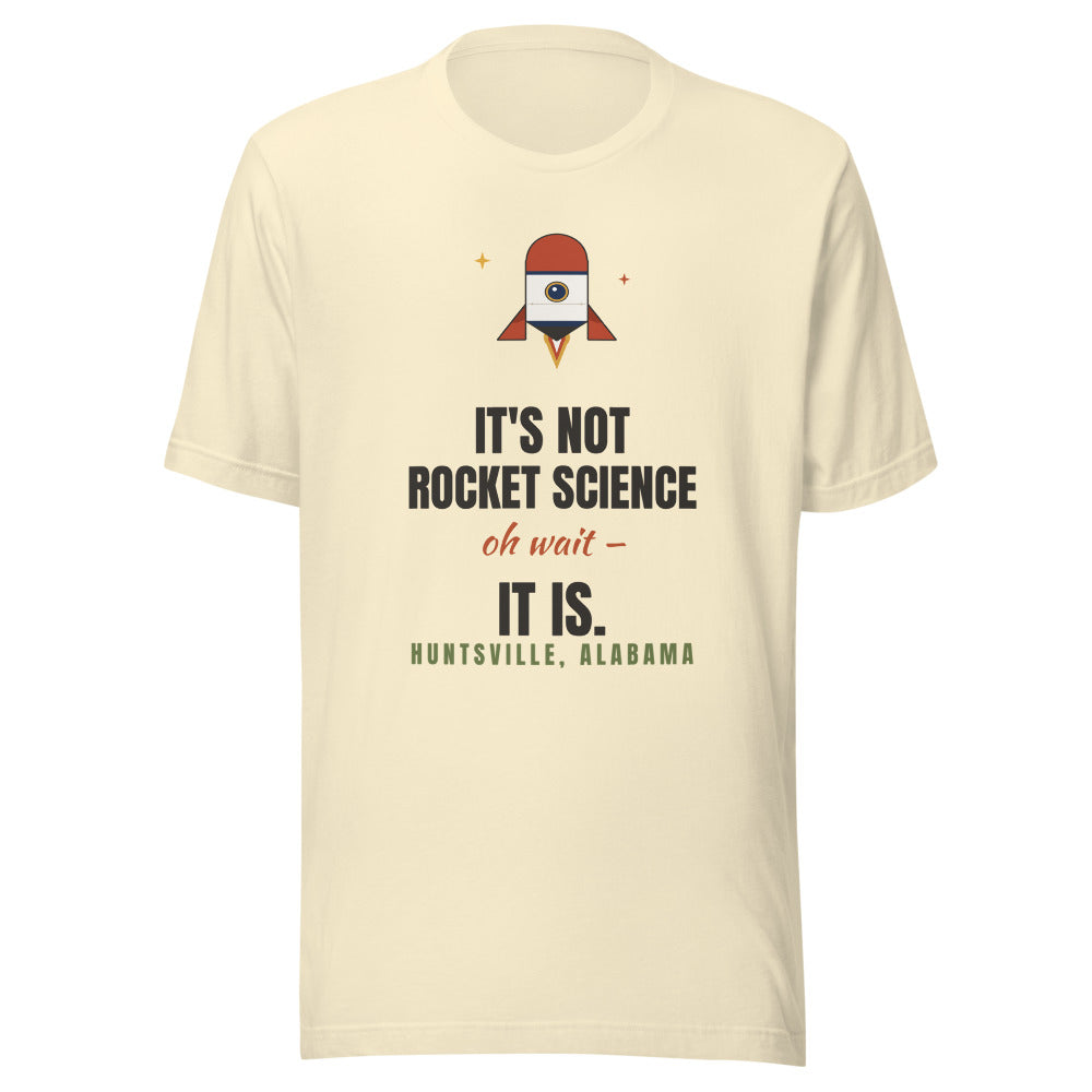 It's Not Rocket Science Tee with detailed rocket