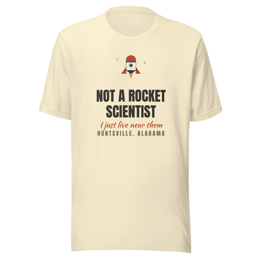 Not a Rocket Scientist Tee with detailed rocket
