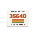 Hartselle ZIP 35640 Art Print