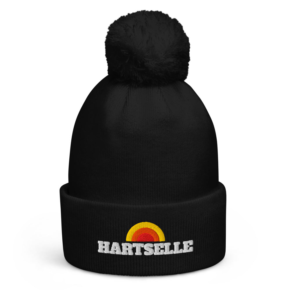 Hartselle Pom-Pom Beanie — Black