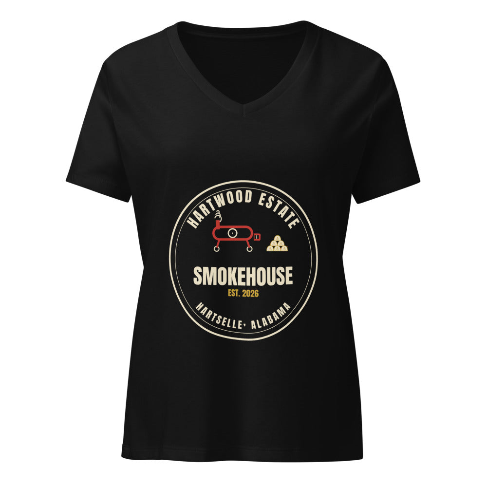Smokehouse Women's V-Neck - Black