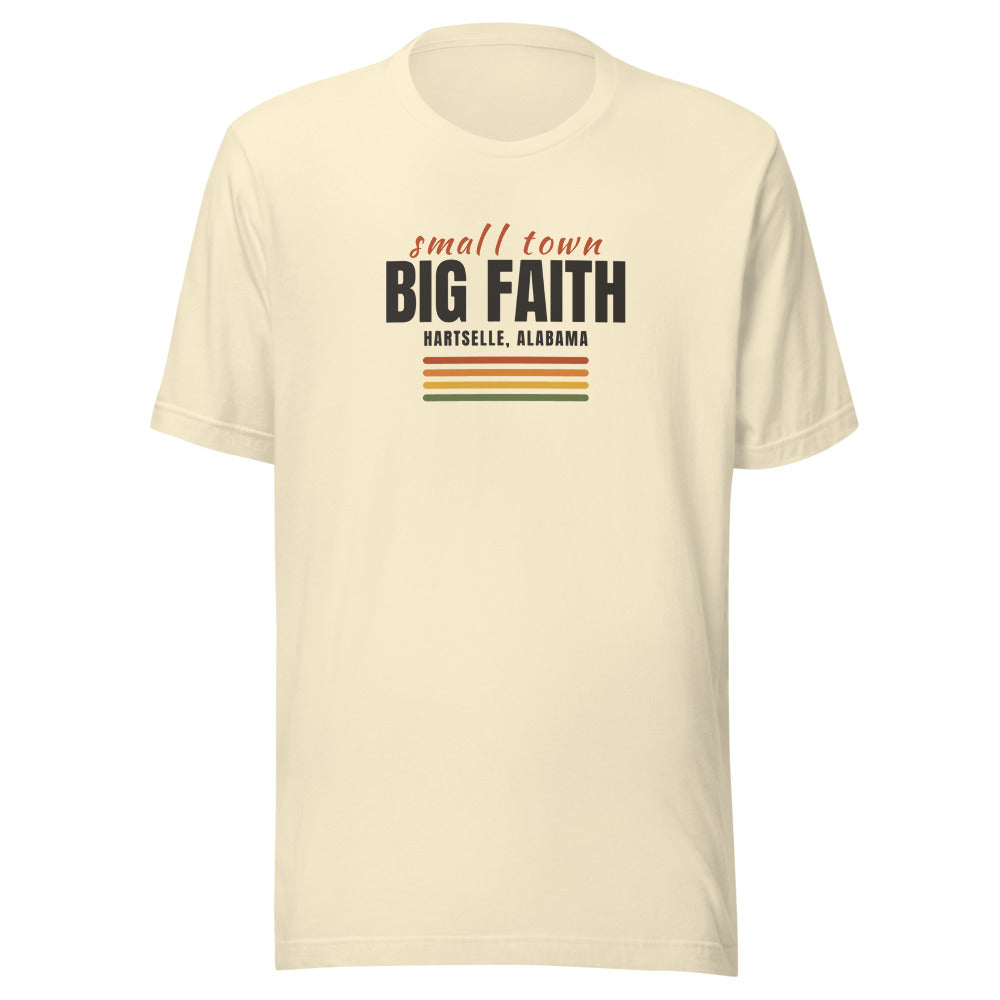 Small Town Big Faith Tee — Hartselle