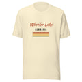 Wheeler Lake Retro Tee in Natural — no-sunrise design